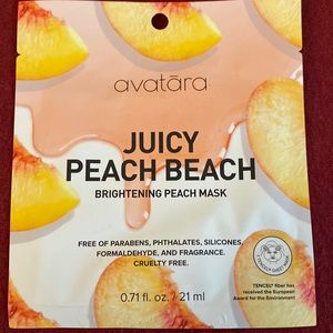 Brand New Avatara juicy peach beach face mask